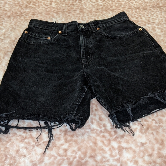 Vintage frayed levis